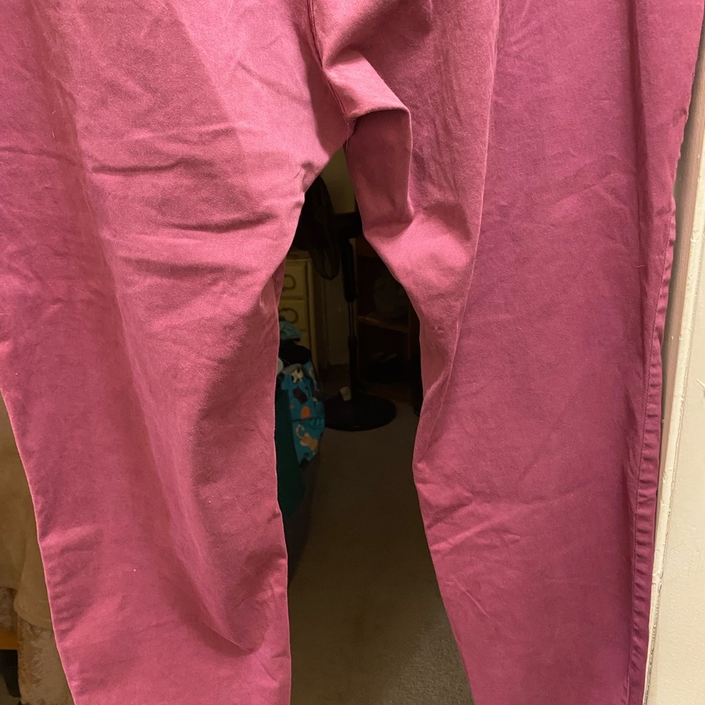 Kut from the Kloth Women's Straight Leg Jeans in Rose Pink-size 20W - Picture 6 of 8